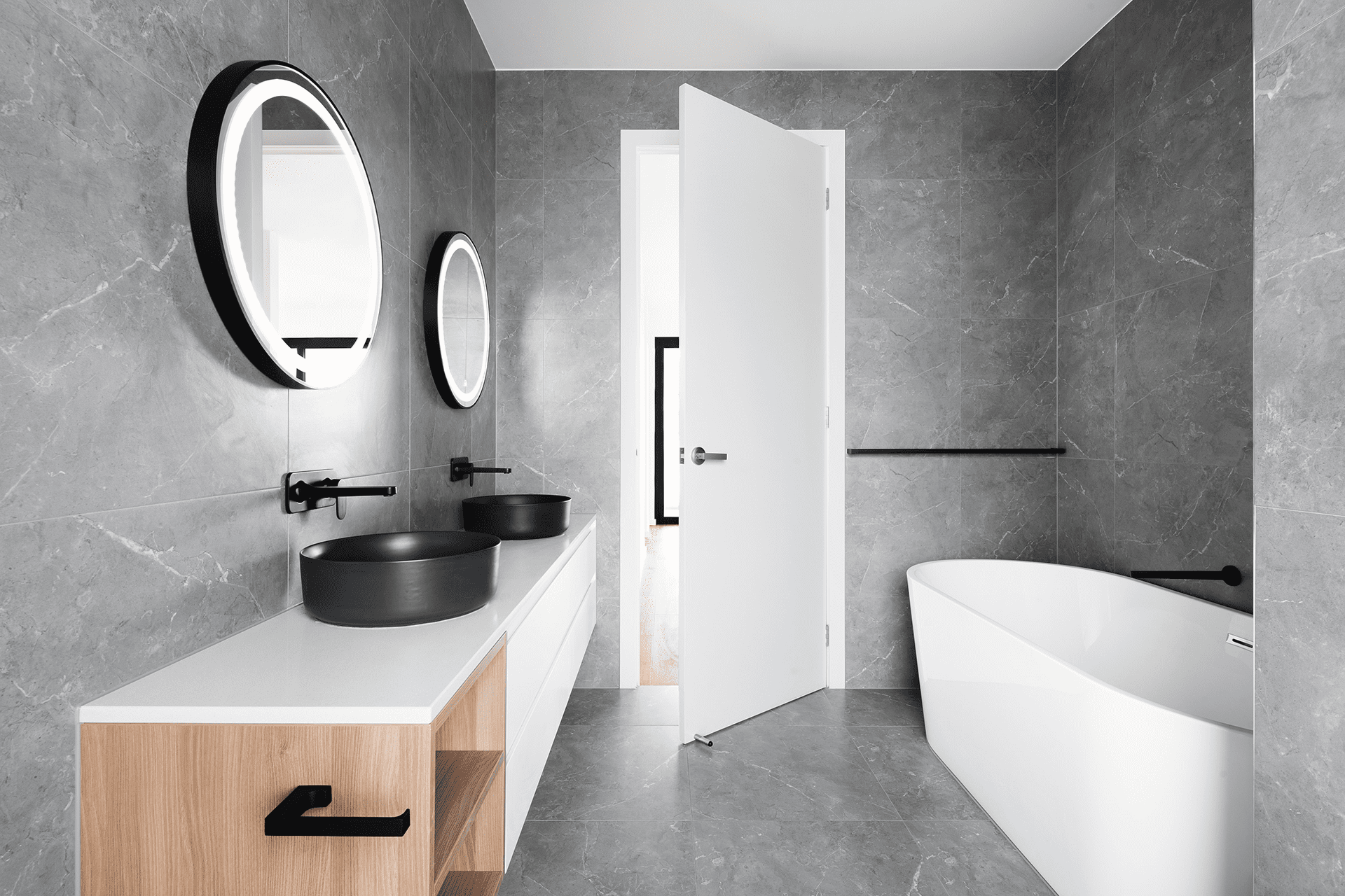 Bathroom project completed by Bluestone Construction Cardiff