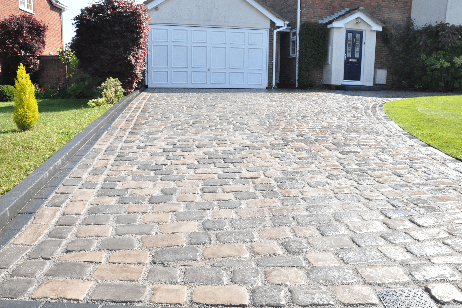 Driveway project completed by Bluestone Construction Cardiff